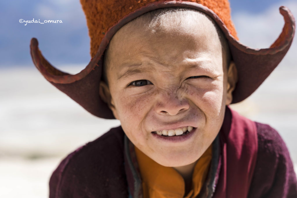 A little monk in Zanskar -got prize of Nikkor photo contest 1/4-